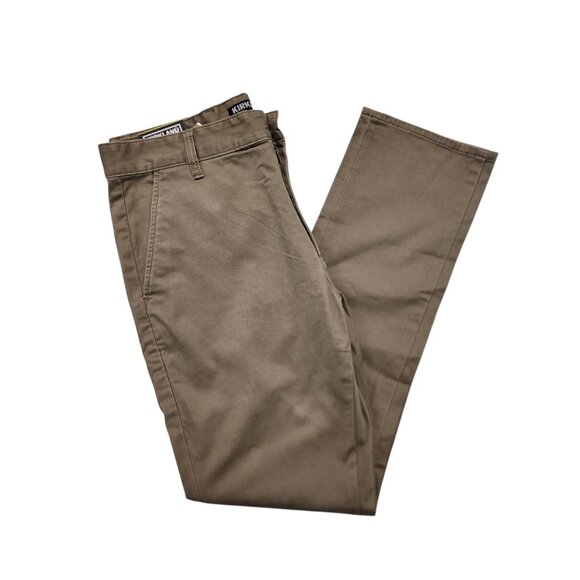 Kirkland Men's Chino Pants 32x30 Straight Leg Tailored Fit Cotton Stretch - Picture 1 of 14